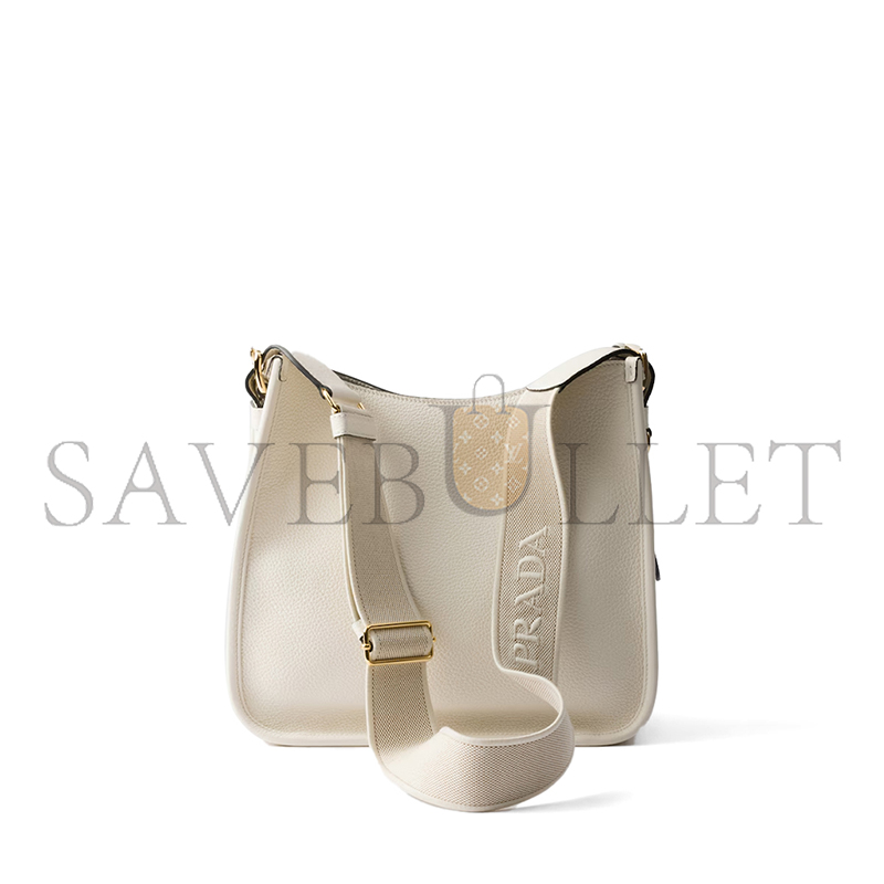 Pra*a medium leather bag 1bc073 (30*28*12cm)